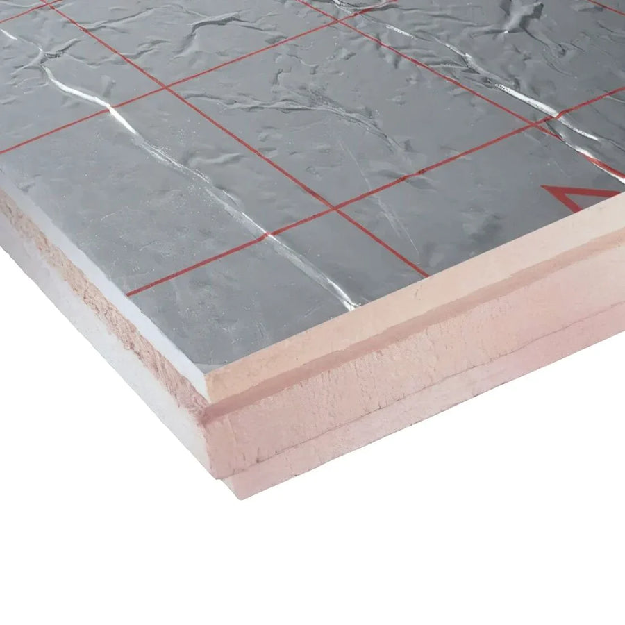 90mm PIR T&G Cavity Wall Sheet Full Fill - Recticel/EcoTherm - 1200x450