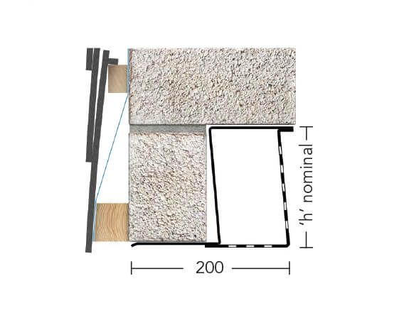 Keystone BOX/K-200 Solid Cavity Wall Box Lintel 2400mm