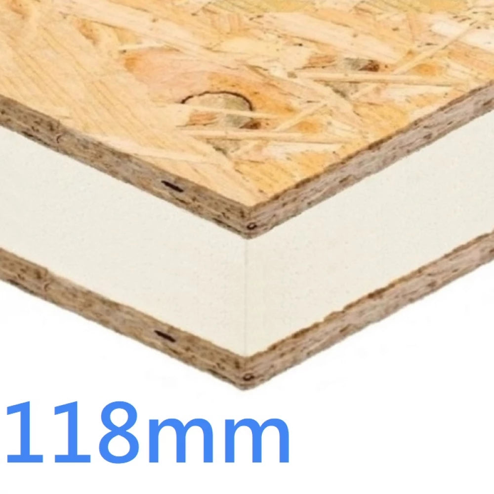 118mm PIR and OSB - SIP Structural Insulated Sandwich Panel