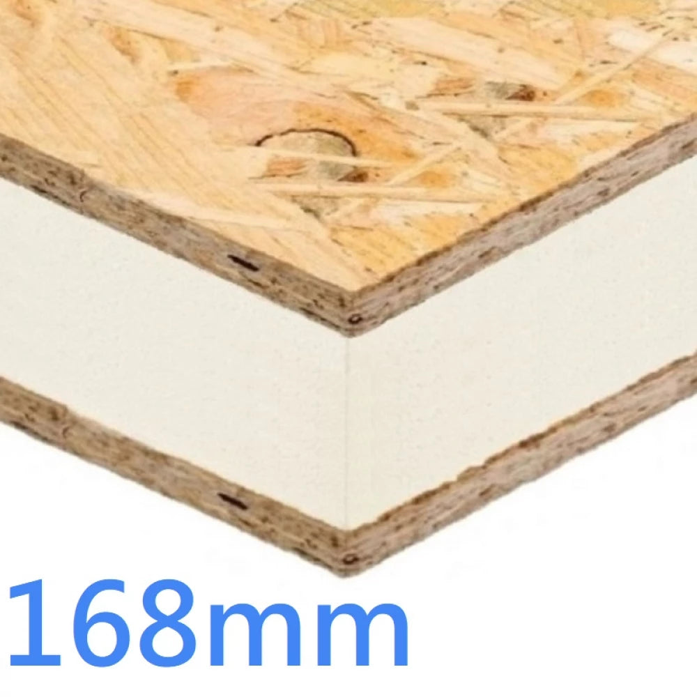 168mm SIP Insulated Sandwich Panel PIR and OSB Construction Board