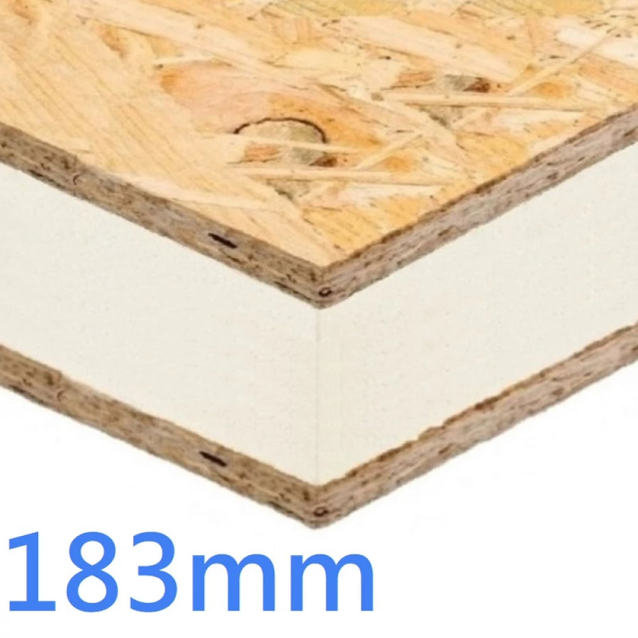 183mm PIR and OSB SIP Structural Insulated Sandwich Panel