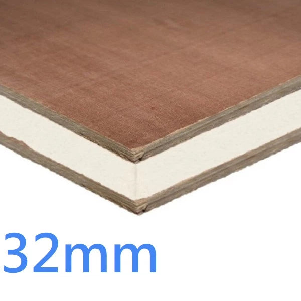 32mm Structural Insulated Sandwich Panel 8x4 SIPs PIR and Plywood