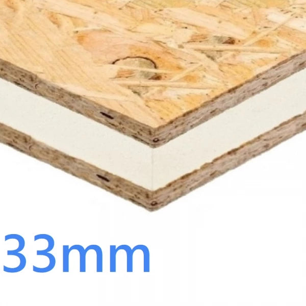 33mm SIP Structural Insulated Sandwich Panel - PIR and OSB