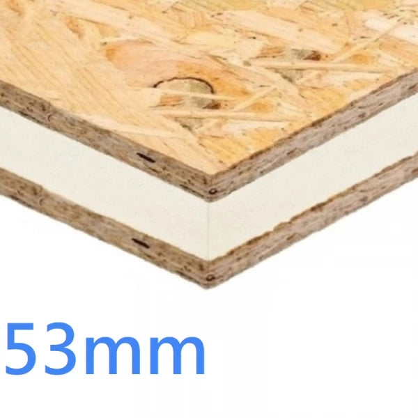 53mm SIP Structural Insulated Sandwich Panel - PIR and OSB