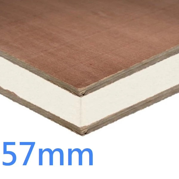 57mm Structural Insulated Sandwich Panel - SIPs PIR and Plywood
