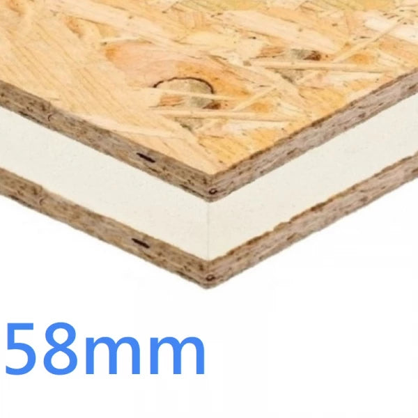58mm SIP Structural Insulated Sandwich Panel (PIR and OSB)