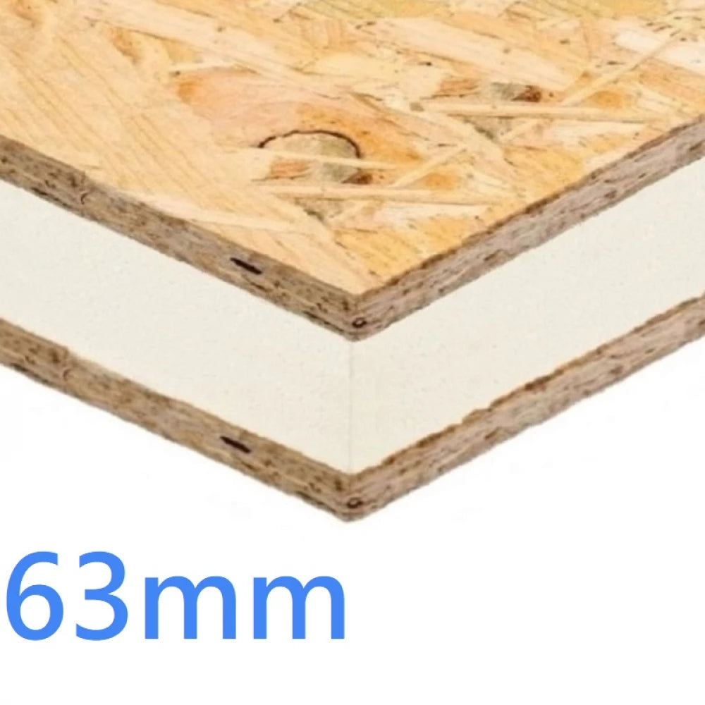 63mm SIP Structural Insulated Sandwich Panel (PIR and OSB)