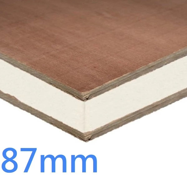 87mm Structural Insulated Sandwich Panel 8x4 SIPs PIR and Plywood