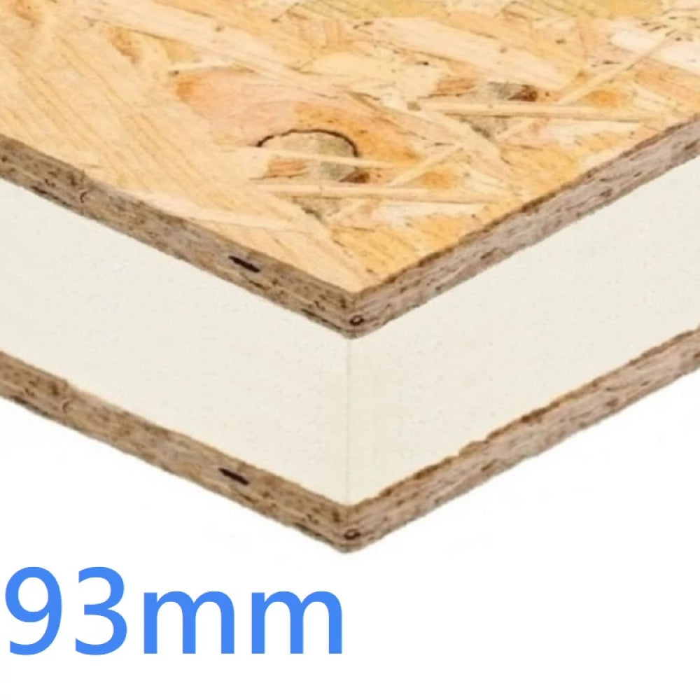 93mm PIR and OSB 8x4 SIP Structural Insulated Sandwich Panel