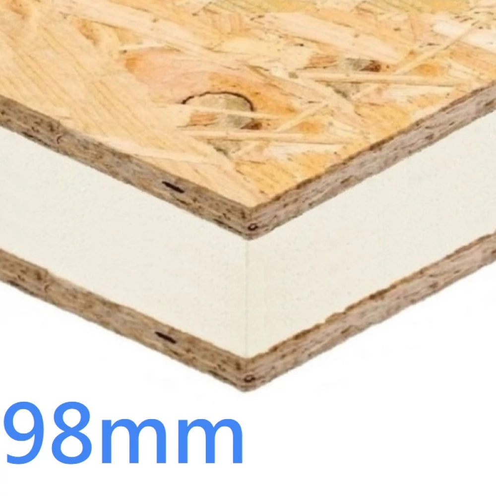 98mm PIR and OSB 8x4 SIP Structural Insulated Sandwich Panel