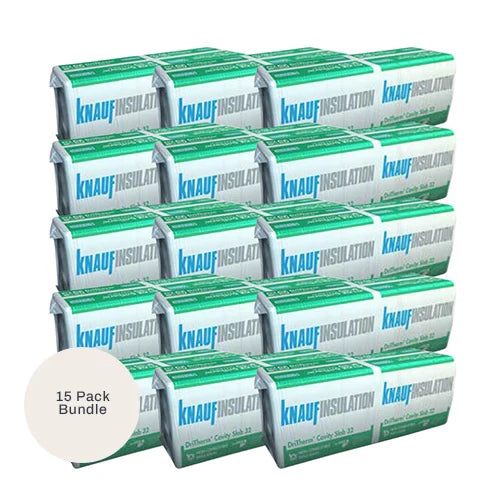 150mm Knauf Dritherm 32 Mineral Wool Cavity Wall Insulation - 32.7m² - 15 Packs (4 Slabs/Pack)