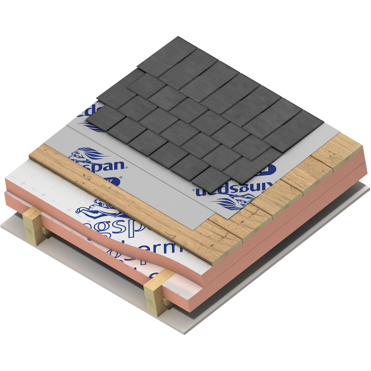 Kingspan Kooltherm K107 120mm Tiled and Slated Roof Insulation Board | 2400mm x 1200mm (Pack of 2)