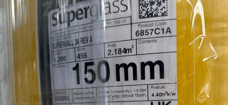 Superglass Superwall 34 REV A  150mm Pack (2.184sqm)