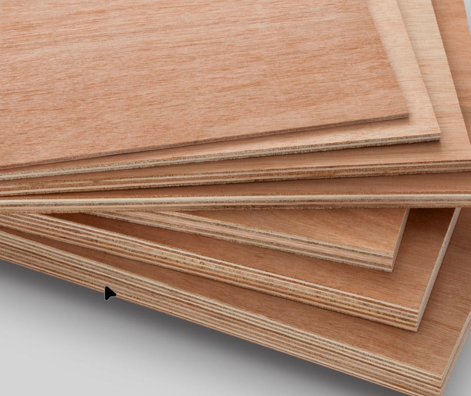 WBP Structural Hardwood Plywood Sheet 8' x 4' - 6mm/9mm/12mm/18mm