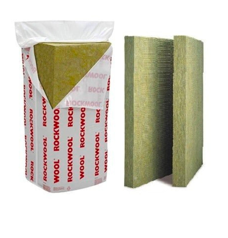 75mm Rockwool RW3 Slab Insulation 1200mm x 600mm