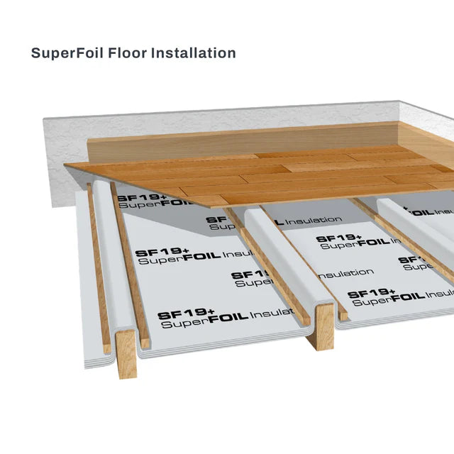 24x SuperFOIL SF19BB Breathable Multi Layered Foil Insulation - 1.2m x 10m - 288m² - 24 Packs