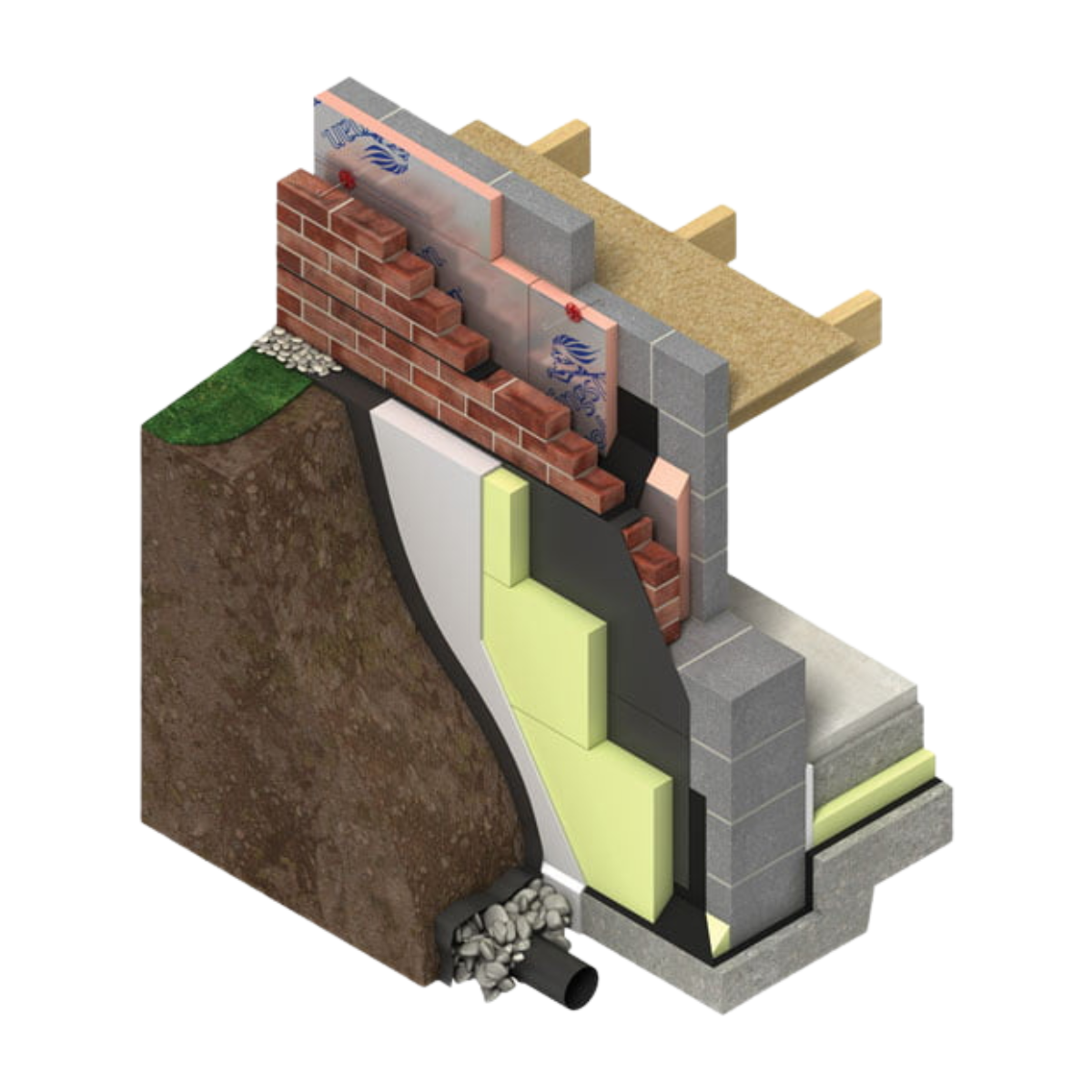 Kingspan GreenGuard GG300 XPS Floor Insulation Board 80mm