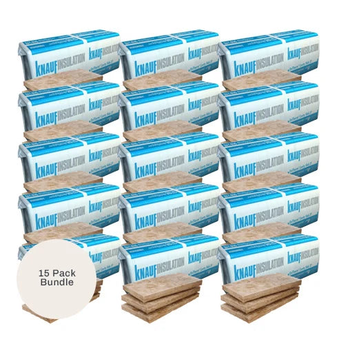 100mm Knauf Dritherm 37 Mineral Wool Cavity Wall Insulation - 98.25m² - 15 Packs (12 Slabs/Pack)