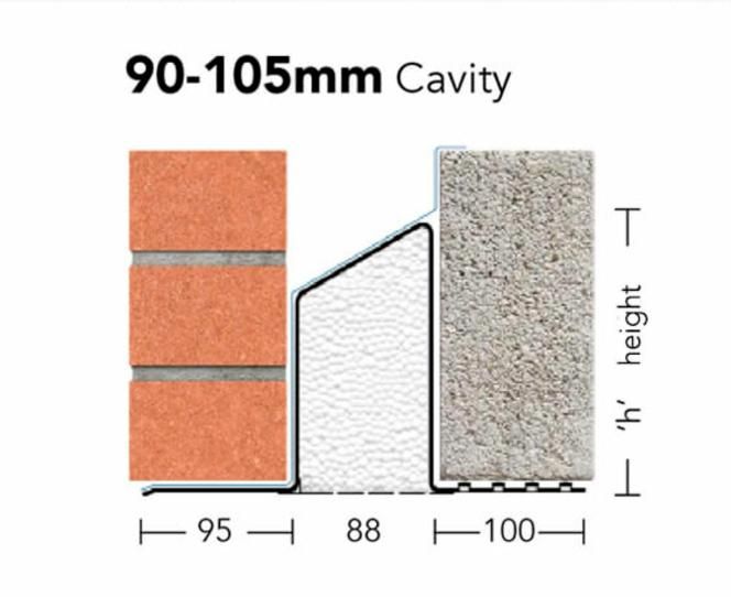 Keystone HD/K-90 Heavy Duty Cavity Lintel 2400mm