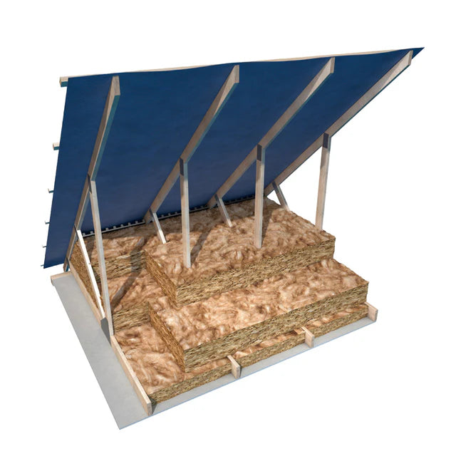 150mm Knauf Loft Roll 44 Combi-Cut Insulation - 220.32m²