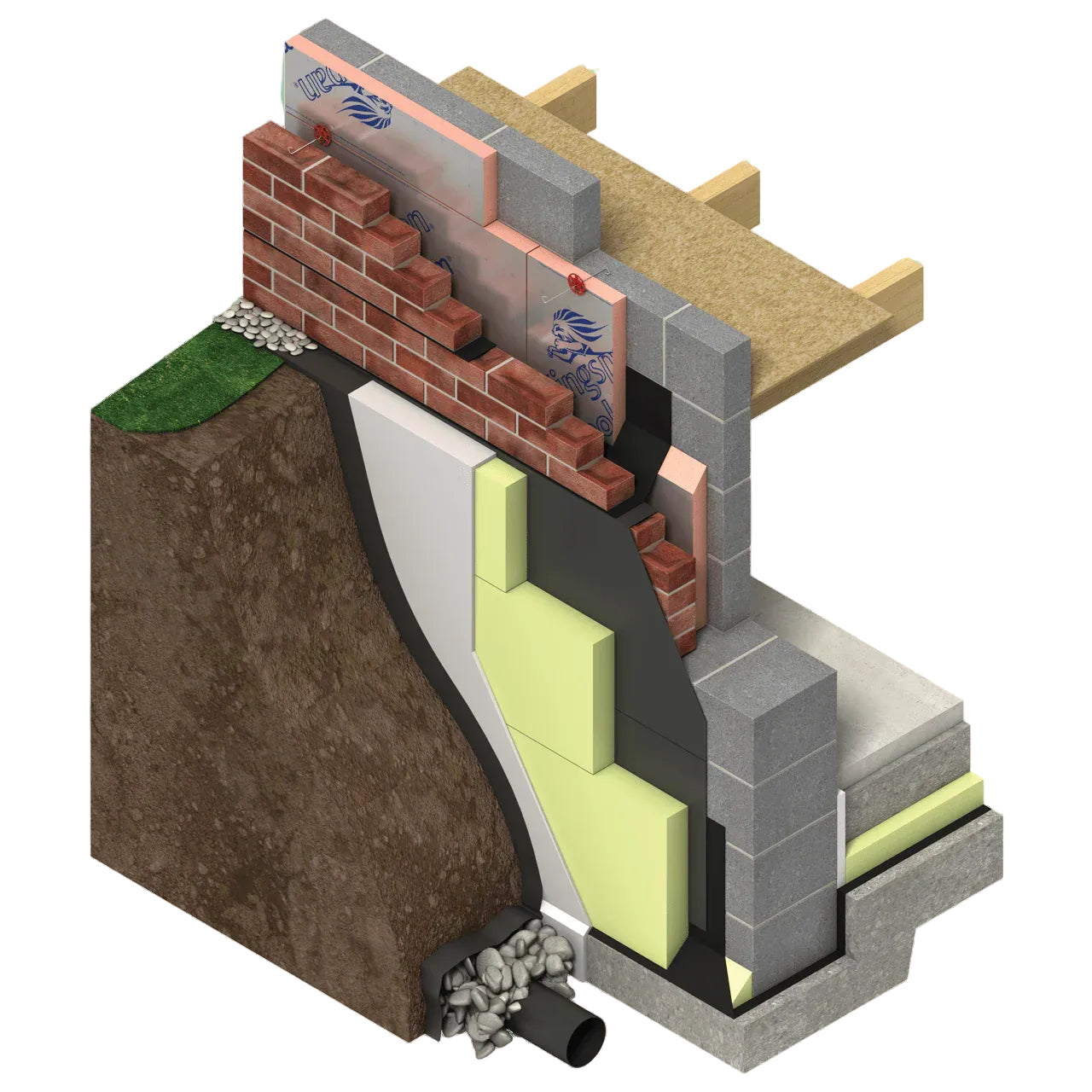 Kingspan GreenGuard GG300 XPS Floor Insulation Board 30mm
