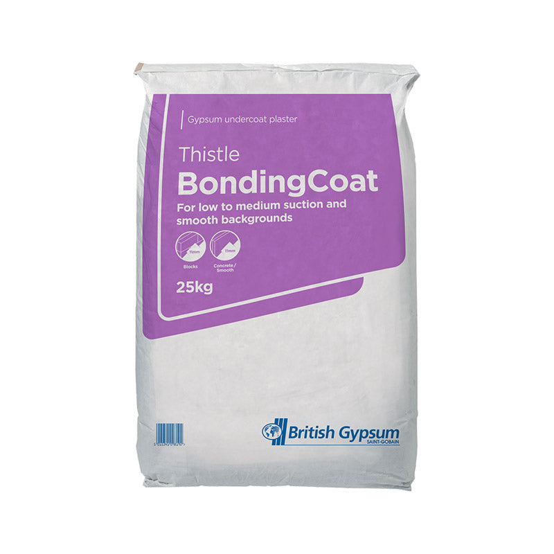 British Gypsum BG Thistle Bonding Coat Plaster - 25KG